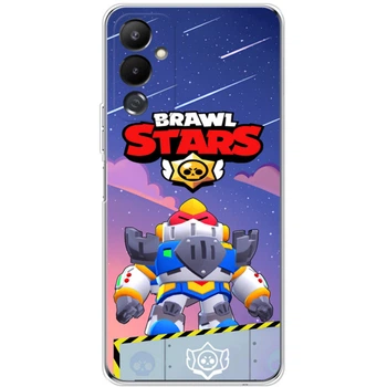 Силіконовий Чохол з Картинкою для Tecno Pova 4 Принт (Бравл Старс, Brawl Stars Surge) (46196-ysm020)