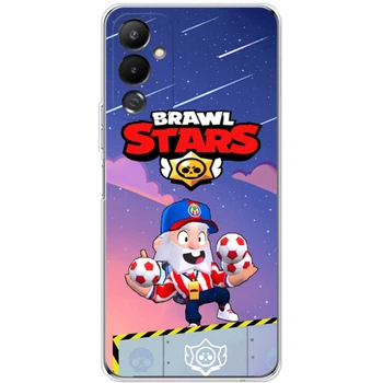 Силіконовий Чохол з Картинкою для Tecno Pova 4 Принт (Бравл Старс Динамайк, Brawl Stars Dynamike) (46196-ysm021)