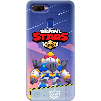 Силіконовий Чохол з Картинкою для OPPO A5s Принт (Бравл Старс, Brawl Stars Surge) (38514-ysm020)