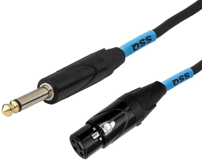 Kabel SSQ XZJM10 SS-1465 Jack mono - XLR female 10 m (5907688758993)