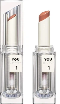 Помада-блеск UZU by FLOWFUSHI 38 ℃ / 99F lipstick TOKYO -1: Coral Beige Medium Semi-matte 3,8 г
