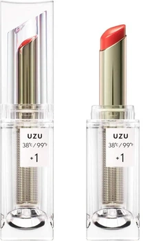 Помада-блеск UZU by FLOWFUSHI 38 ℃ / 99F lipstick TOKYO +1: Lihgt Orange Sheer Glossy, 3,8 г