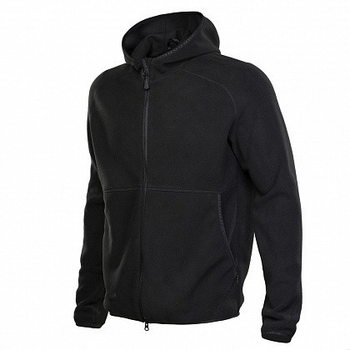 Куртка M-Tac Lite Microfleece Hoodie Black Розмір XL