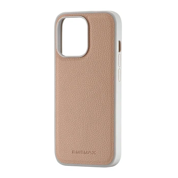 Чехол Jinduka Leather Case with MagSafe iPhone 13 Pro Beige