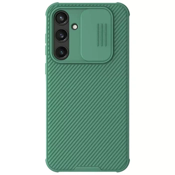 Карбоновая накладка Nillkin CamShield Pro для Samsung Galaxy A55 Deep Green