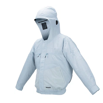 Куртка з капюшоном акумуляторна з вентиляцією Makita DFJ211ZXL (LXT, CXT, без акумуляторів та зарядного пристрою)