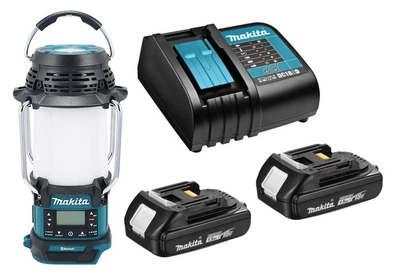 Радиоприемник с фонарем аккумуляторный Makita DMR057 BEO2 (LXT, Bluetooth, USB, FM, 3 Вт, 310 Лм)