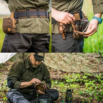 Сумка поясная Helicon-Tex SERE Pouch Коричневая (MO-O06-CD-0A0BA) M-T