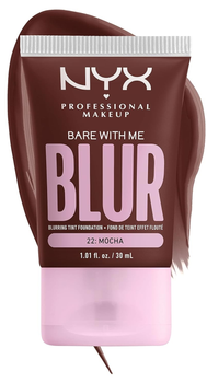Podkład do twarzy NYX Professional Makeup Bare With Me Blur Tint Foundation 22 Mocha 30 ml (0800897234515)