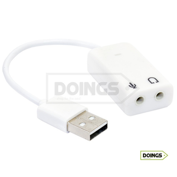 Внешняя звуковая карта Dynamode USB Sienoc 5FTP с кабелем White