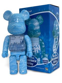 Статуетка Bearbrick x My First Baby x Water Crest 400% 28 см Medicom Toy Стихія Вода