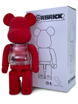 Статуетка Bearbrick x La Maison du Chocolat 400% 28 см Medicom Toy Шоколадний фонтан