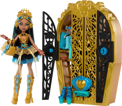 Монстер Хай Клео Де Ніл Шафа Monster High Cleo De Nile with Dress-Up Closet