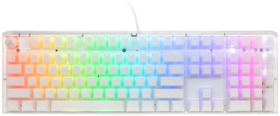 Klawiatura przewodowa Ducky One 3 Aura Gaming Gateron Baby Kangaroo White (4711281574710)