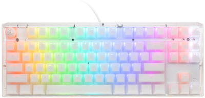 Klawiatura przewodowa Ducky One 3 Aura TKL Gaming Gateron Baby Kangaroo White (4711281574895)