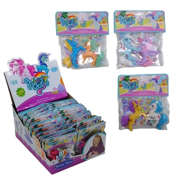 Резиновые фигурки Пони и единороги 2 штуки Osboo Toys (761544BT) (241231)