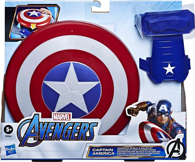 Zestaw do zabawy Hasbro Marvel Captain America Magnetic Shield & Gauntlet (5010993582839)