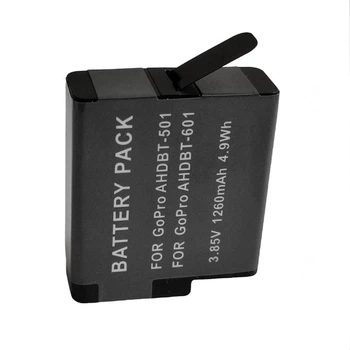 Аккумулятор Battery Pack для экшн-камер GoPro Hero 5 6 7 запасная батарея (40345)