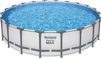 Basen stelażowy Bestway SteelPRO 610 x 132 cm (6941607345764)