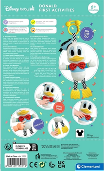 Zabawka-zawieszka do wózka Clementoni Disney Baby Donald Duck First Activities (8005125179213)