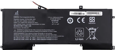 Аккумулятор 1stCharger для ноутбуков HP Envy 13 (HSTNN-DB8C (AB06XL) 7.7V 3600mAh Black (BN1st6045)