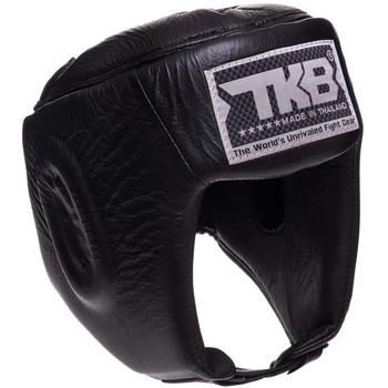 Шлем боксерский кожаный открытый размер S TOP KING Super черный TKHGSC