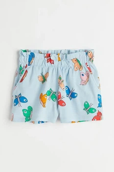 Шорты для девочки голубые Бабочки H&M 104см (400097958)