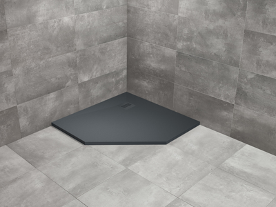 Душовий піддон RADAWAY Kyntos PT 100x100 колір антрацит HKPT100100-64