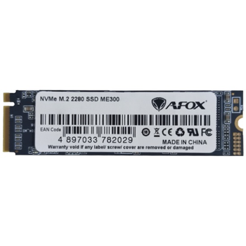 Твердотельный накопитель AFox ME300 SSD 512GB M.2 2280 PCIe NVMe Gen 3x4 3D TLC NAND (ME300-512GN)