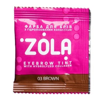Краска для бровей Zola 03 Brown саше 5 мл
