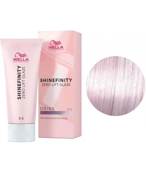 Краска для волос Wella Shinefinity 09/65 очень светлый блондин фиолетовый махагон 60 мл