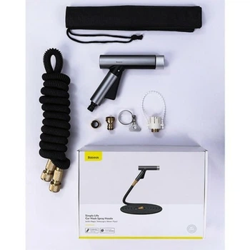 Мінімийка Baseus Simple Life Car Wash Spray Nozzle 30m after water filling Black (CRXC01-C01)