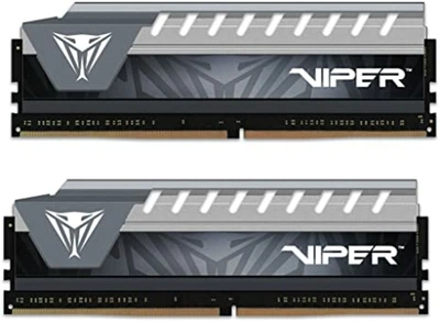 DDR4 Patriot Viper V4 Elite 8GB (Kit of 2x4096) 2666MHz CL16 DIMM Black/Grey (PVE48G266C6KGY)