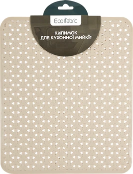 Коврик для кухонной мойки Eco Fabric 31х27 см Лоза бежевый (3127-002)