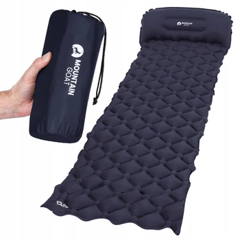Коврик (каримат) надувной Mountain Goat 190 x 58 x 5 см Navy Blue (P-5905973400893)