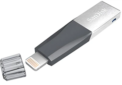 Флеш-накопичувач SanDisk USB 3.0 iXpand Mini 256Gb Lightning Apple (SDIX40N-256G-GN6NE)