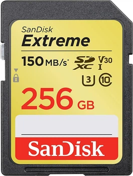 Карта пам'яті SDXC (UHS-1 U3) SanDisk Extreme 256Gb class 10 V30 (150Mb/s) (SDSDXV5-256G-GNCIN)