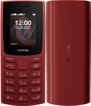 Telefon komórkowy Nokia 105 TA-1557 DualSim Red (1GF019CPB1L06)