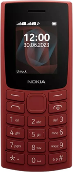 Telefon komórkowy Nokia 105 TA-1557 DualSim Red (1GF019CPB1L06)