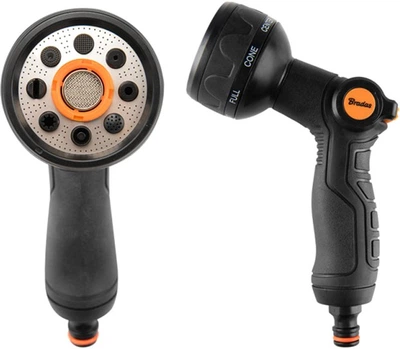 8-функціональний пістолет для поливу Bradas Smooth Control, Black Line (ECO-2054)