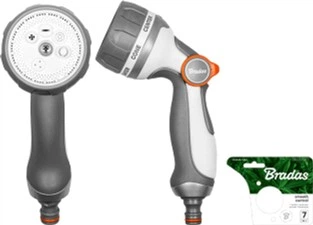 Пистолет для полива 7 режимов Bradas Smooth Control, White Line (WL-EN56M)