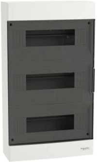 Щит пластиковий Schneider Electric ЩРН-П- 36 модулів зовнішньої установки IP40 димчасті двері Easy9 EU (EZ9EUC312)