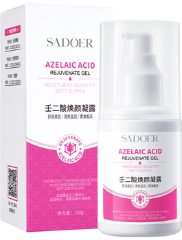 Омолаживающий гель Sadoer Azelaic Acid Rejuvenate Gel с азелаиновой кислотой 100 г (6942349707179)