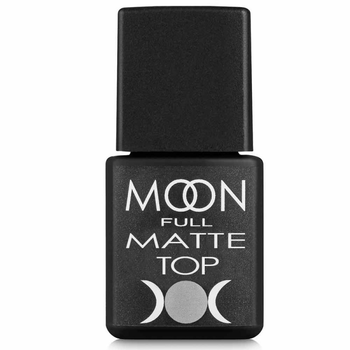 Матовый топ для гель лака Moon Full Top Matte, 8 мл