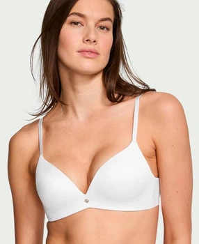 Бюстгалтер Victoria's Secret So Obsessed Wireless Push-Up Bra Pretty Blossom Білий 34D (75D)