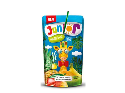Напій соковитий JUNIOR Мультифрукт 200мл Multifruit Мультифруктовий