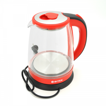 Электрочайник Bitek BT-3110 2400Вт Электрочайник 1.8 L Red