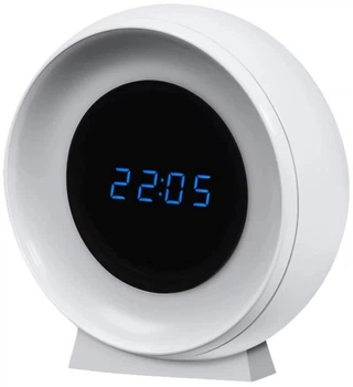 Світильник нічник з акумулятором LEDVANCE NIGHTLUX CLOCK 5лм / 2700К-6500К / Білий (4058075757721)