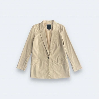 Піджак класичний жіночий Vero Moda 10279709 M Бежевий/Смужка (6666000308306)