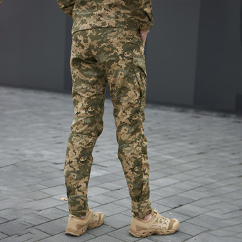 Жіночі штани з манжетами Military ріп-стоп піксель розмір M